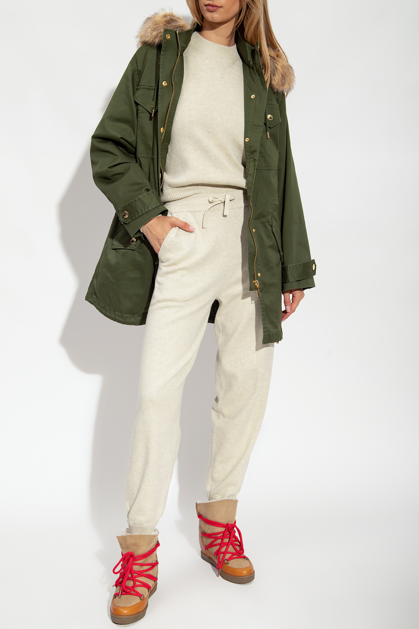 Michael kors khaki on sale jacket